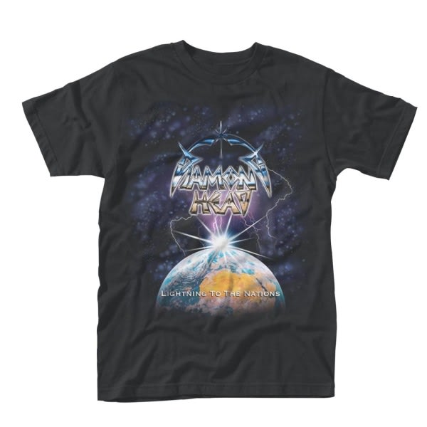 Diamond Head Unisex Voksen Lightning T-shirt L Sort L