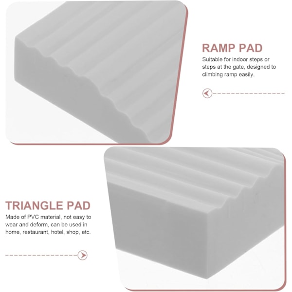 Tröskelramp Plast Robotdammsugare Ramp Plastramp Lutningsramp Robotdammsugarramper Plastdammsugare Rampsten Rampdyna-XF2-
