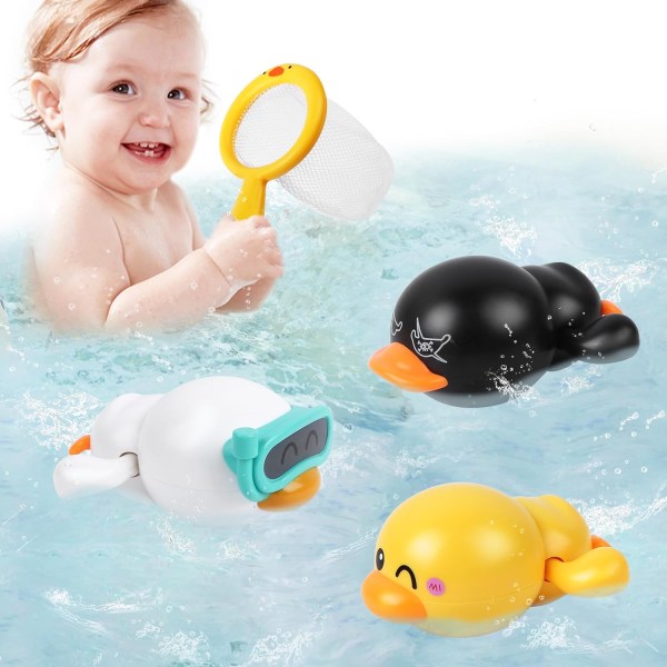 Babybadeleker, søte badeleker for badeand for småbarn Gutte jenter