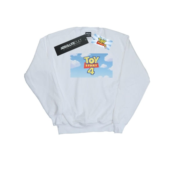 Disney Boys Toy Story 4 Cloud Logo Sweatshirt 12-13 år Hvid 12-13 år