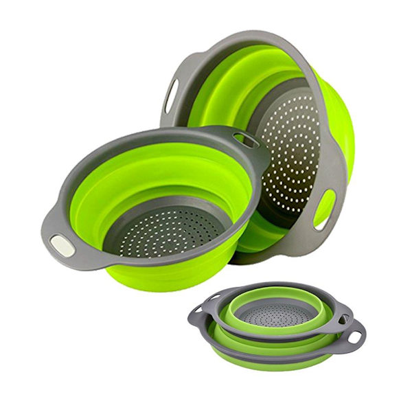 Foldbart si-net med smart opbevaring i silikone - 2-pak