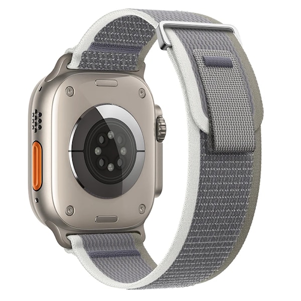 Trail Loop-armband för Apple Watch Band 44mm 40mm 45mm 41mm 42 44 45 mm Sportarmband iwatch Ultra 2 49mm series 9 8 se 7 6 5 4 3 grön grå17 green gray17 green gray17 49mm 45mm 44mm 42mm