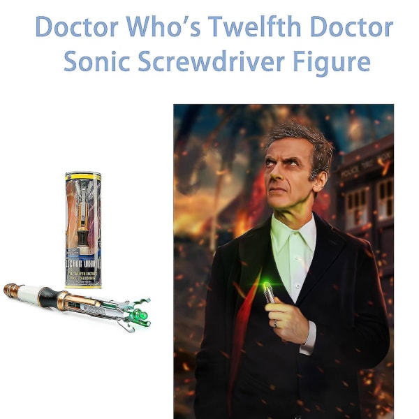 Doctor Who The 12th Doctor's Sonic Skruvmejsel Modell Ljus Ljud Toy