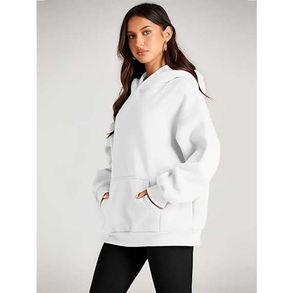 Trendy Queen Dame Oversized Hoodies Fleece Sweatshirts Langærmede Sweatre Pullover Efterår Outfits