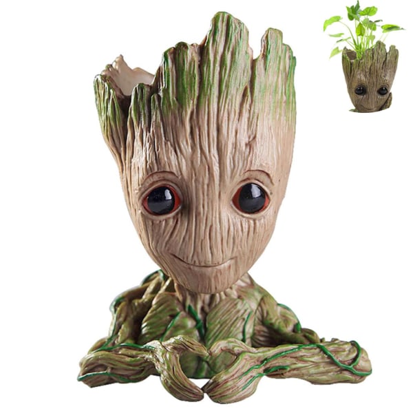 Baby Groot Blomsterpotte - Innovativ Actionfigur Til Planter