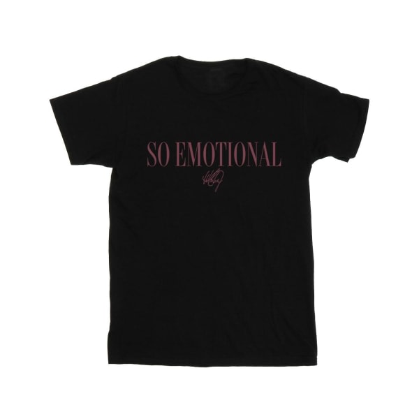 Whitney Houston Girls So Emotional T-shirt i bomull 5-6 år Bla Svart 5-6 år