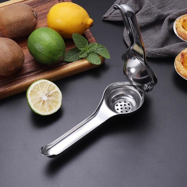 Citruspress i rostfritt stål - Granatäpple, apelsin, manuell