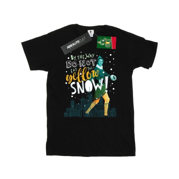 Elf Miesten keltainen lumi T-paita 3XL Musta Musta 3XL
