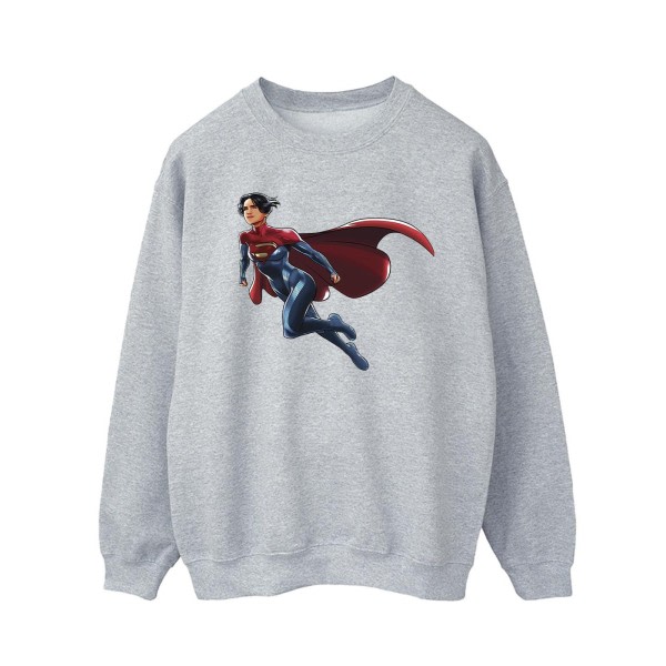 DC Comics Herre The Flash Supergirl Sweatshirt M Sport Grå M