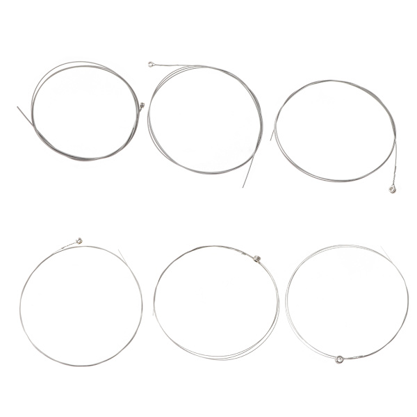 1 set med 6 stål 150XL/023 gauge elgitarrsträngar