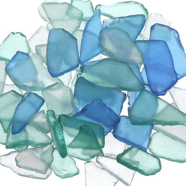 11 oz Sea Glass Cobalt Bulk Seaglass Pieces Caribbean Tumbled