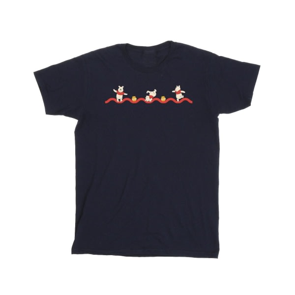 Disney Boys Nalle Puh Hunny Line T-paita 7-8 vuotta Navy B Navy Blue 7-8 vuotta