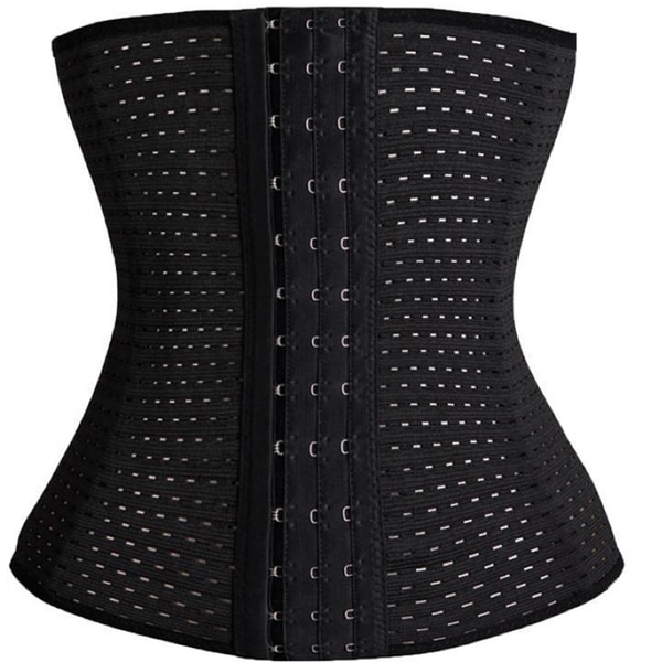 Elastisk WaistTrainer Korsett - Svart (S -XL) M m