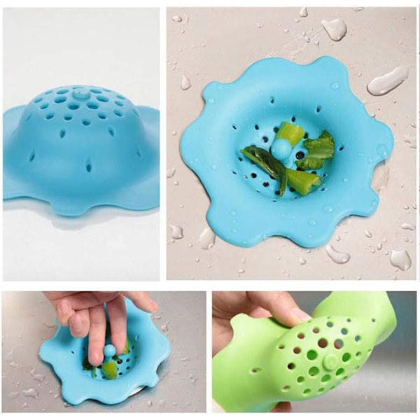 Silikonavloppssilfilter, 4 st silikondräneringslock-FF-