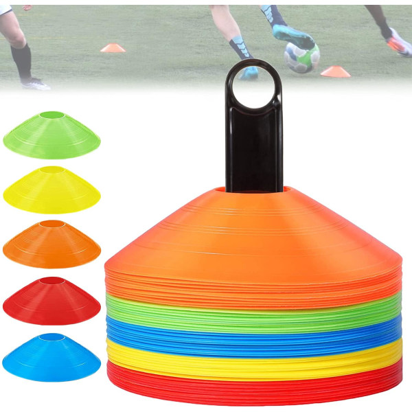 Pro Disc Cones (sæt med 50), Fotbollskoner med hållare, Agility