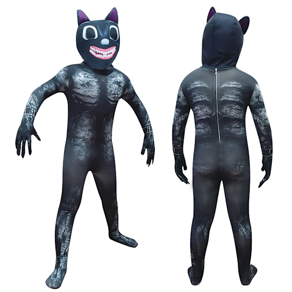 Lasten Sarjakuva Kissa Asut Pojat Sireenipää Halloween Cosplay 130cm