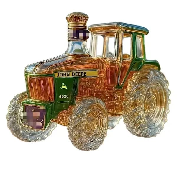 Whiskeykaraff glas traktorformad bartillbehör för hemmabar Halloween-dekoration grön A90 Green tractor