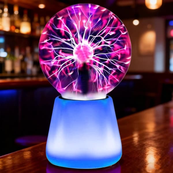 Stemningsnatlampe USB Touch Control 7 Farver LED Plasma til Fest Hjemmeindretning