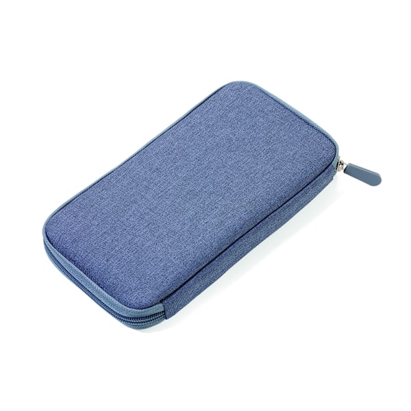 Matkustusasiakirjojen Passisuojus RFID:llä - Joululahja Lahja harmaa gray