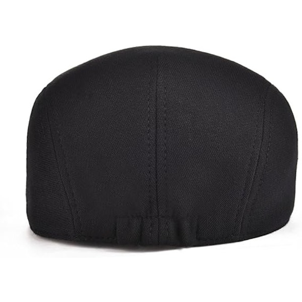 2-pack Bomulls Newsboy Caps för Män Mjuk Passform Taxi Hattar, Basker