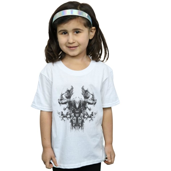 Marvel Girls Avengers Endgame Thanos Rorschach Bomuld T-shirt 7 hvid 7-8 år