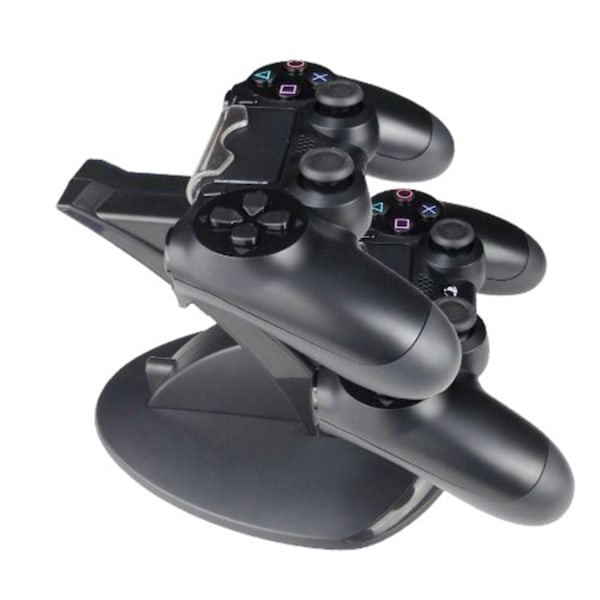 Opladningsstation til PS4 - Oplader Controller /Playstation Controller black 150