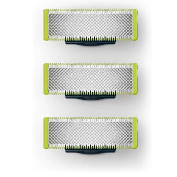 3 delar rakblad kompatibel med Philips Oneblade Replacement One Blade Pro Blades Men