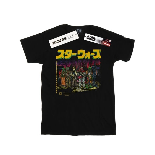 Star Wars Girls Japanese Bounty Hunters T-shirt i bomull 3-4 år Svart 3-4 år