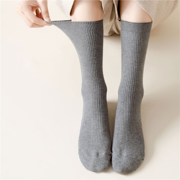 8 par sokker kvinders efterår og vinter mid-tube sokker sved-