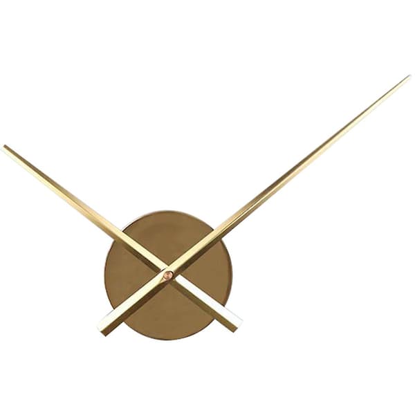 Large Clock Hands and Mechanism, Modern Black Long Hands Wall Clock-FF- Gold