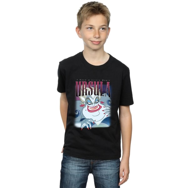 Disney Boys The Little Mermaid Ursula Montage T-shirt 5-6 år Svart 5-6 år