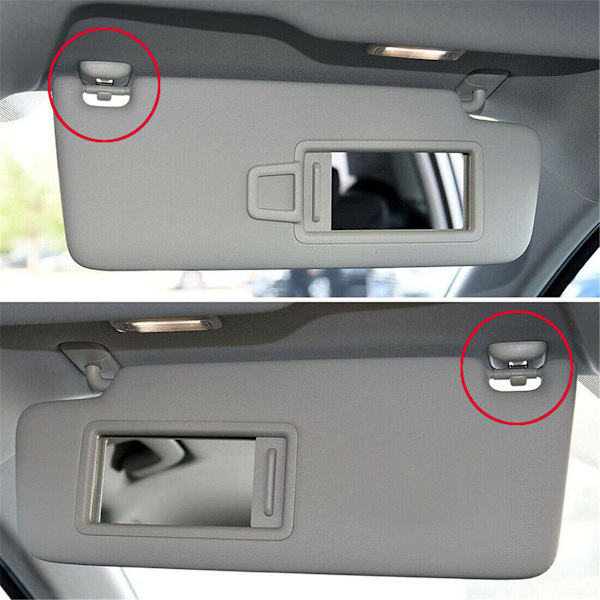 2x Solskærm Klips Hængsel Beslag Holder Til Audi A1 A3 A4 A5 Q3 Q5 B6 B7 B8