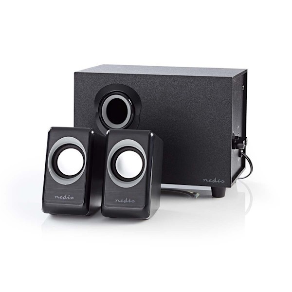 Nedis PC-högtalare | 2.1 | 33 W | 3,5 mm hane | USB-ström | Volymkontroll 1720