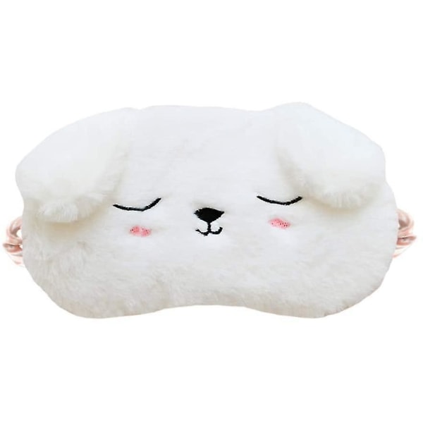 Zk Cute Animal Sleep Mask Mjuk plysch cover för barn, flickor, kvinnor Hem