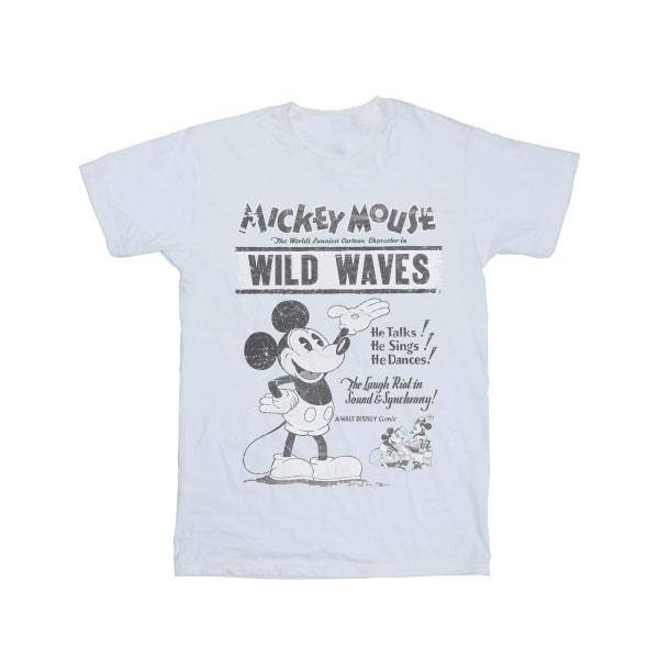Disney Mickey Mouse Making Waves T-shirt S Vit White S