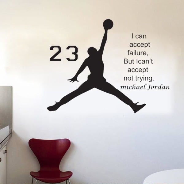Basketballspillere Veggdekor Dekaler Hjem Dekorativ kunst Bakgrunn