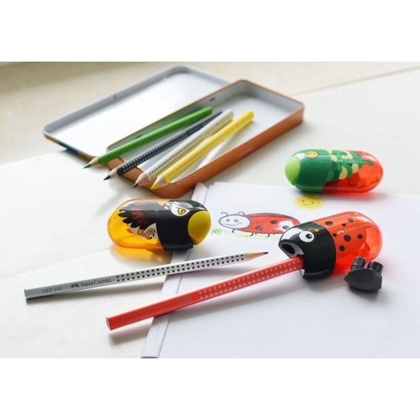2-huls blyantspidser til børn (Standard & Jumbo) med viskelæder & Con
