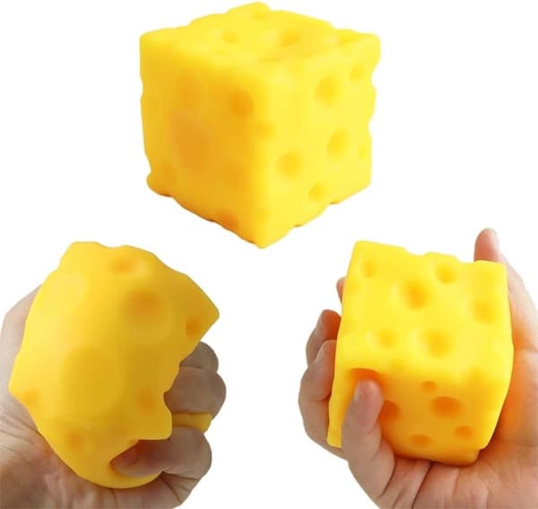 Squishy Legetøj Orange Form 2 Stykker Blød TPR Stressaflastende Sensorisk Miniature E