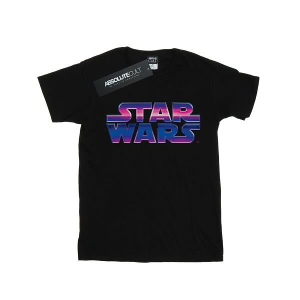 Star Wars Ladies/Ladies Neon Logo Boyfriend Puuvilla T-paita L Bl Musta L