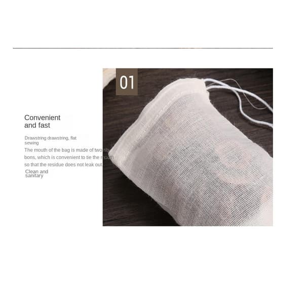 50 st Kryddpåsar Musslinpåsar Kryddförvaring Vit-FF- White 50 Pcs-50 Pcs