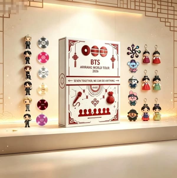 BTS World Tour Arirang 24-dages Blind Box, Akryl K-Pop Nedtællingskalender Samleobjekt