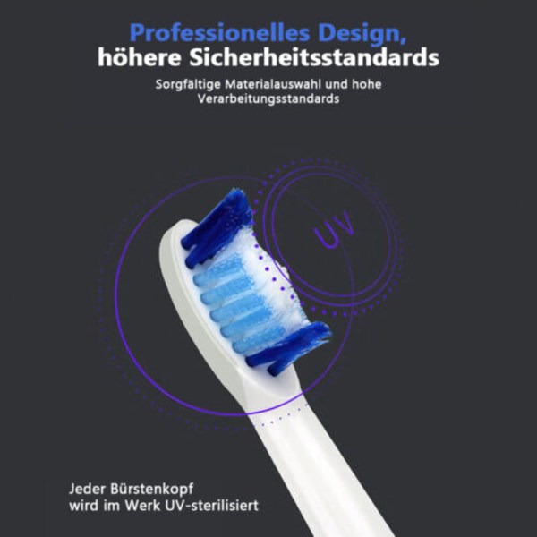 Ersättningsbørstehoder for originale Oral B tannbørster Pulsonic slim DE