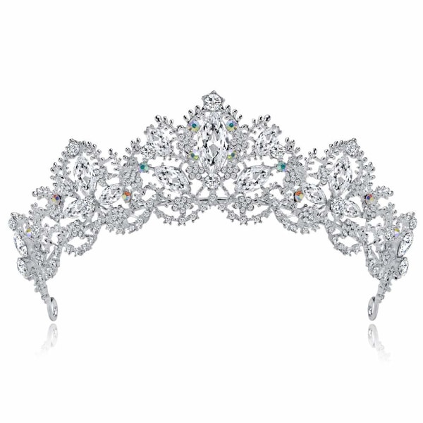 Crystal Wedding Crown Kvinder Piger Rhinestone Tiara pandebånd