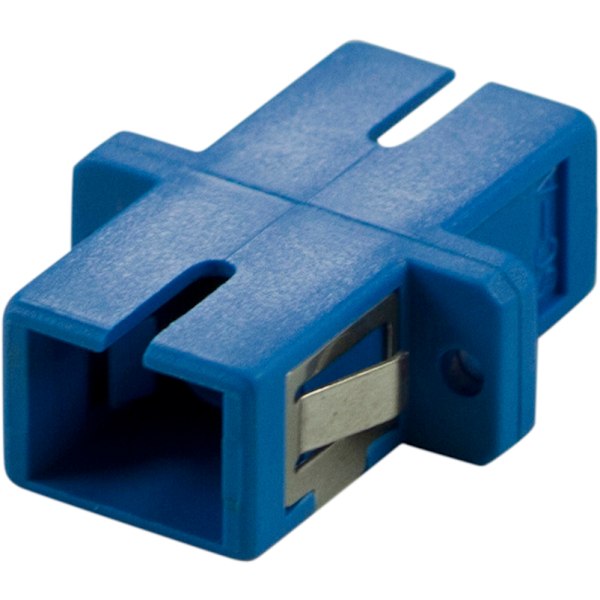 Fiberkobling snap-in, 1xSC-SC, Singlemode, simplex, blå