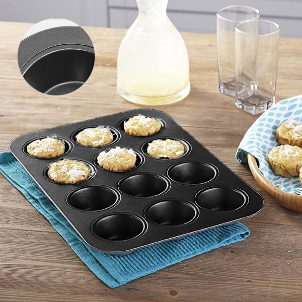 Muffinsform, non-stick muffinsbakplade, muffinsbakform