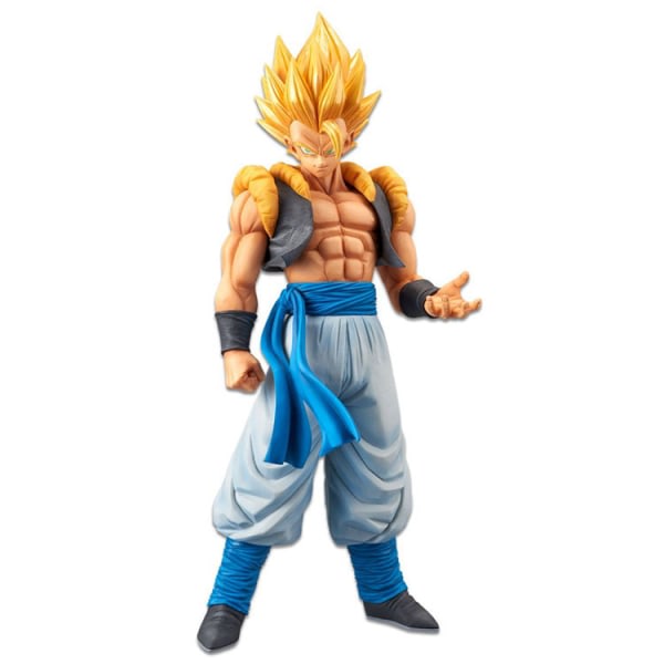 Dragon Ball Super Large Goku Vegeta Gult hår Gogeta Hånddrevet Model Ornament