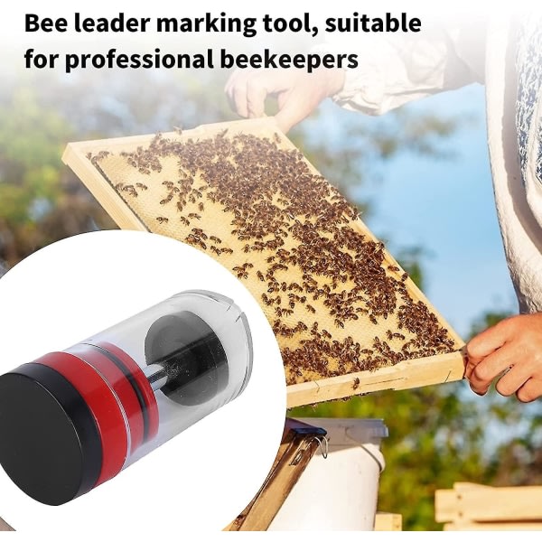 Queen Bee Marking Cage, Plast Bee Catcher Cage Markeringsflaska, Biodlingsutrustningsverktyg