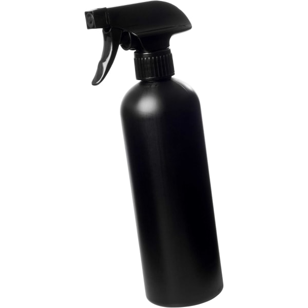 Vattensprayflaskor for hår trädgårdsarbeid eller strykning, svart plast 500 ml, Plant Fine Mist Mister Misting Plants