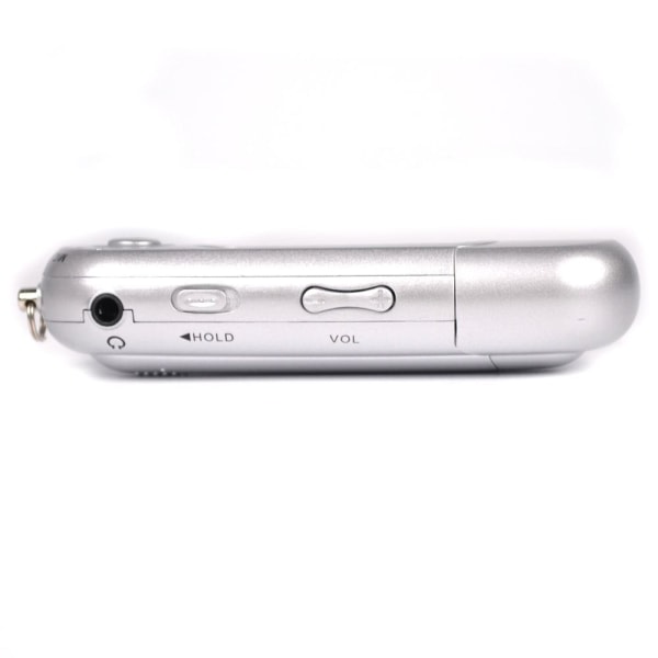 Hopeinen 4GB USB MP4 MP3 -musiikkivideosoitin Tallennus FM-radion e-kirjalla