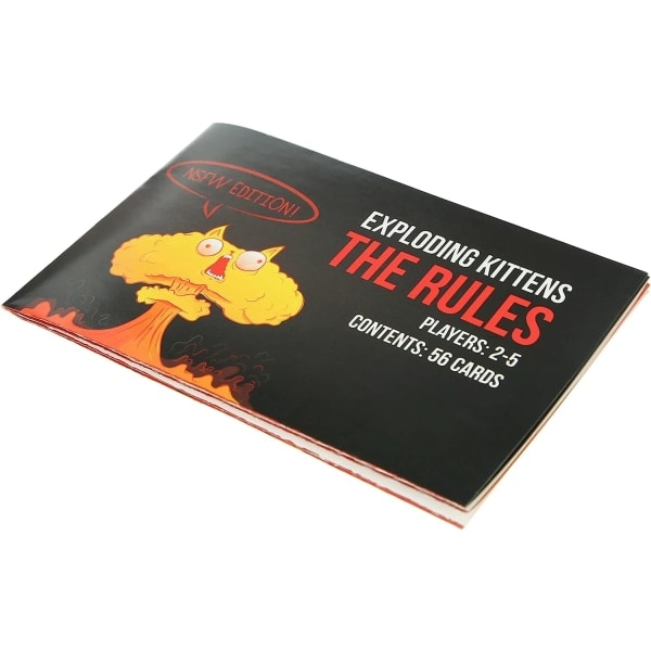 NSFW by Exploding Kittens - Korttipeli aikuisille ja teini-ikäisille - Venäläinen ruletti -korttipeli (pakkaus voi vaihdella) -musta